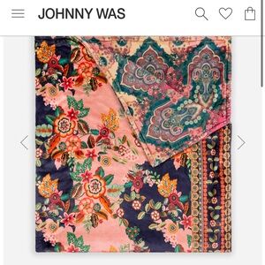 Johnny Was Laurel Canyon cozy blanket, new with tags